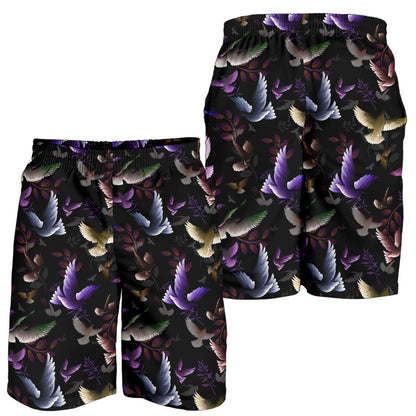 Pigeon Pattern Print Design 01 Mens Shorts