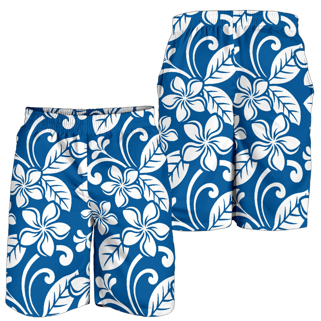 Plumeria Pattern Print Design PM013 Mens Shorts