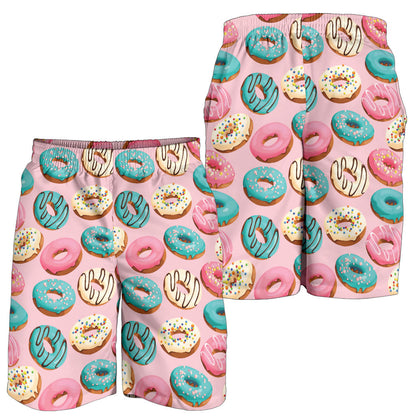 Donut Pattern Print Design DN06 Mens Shorts