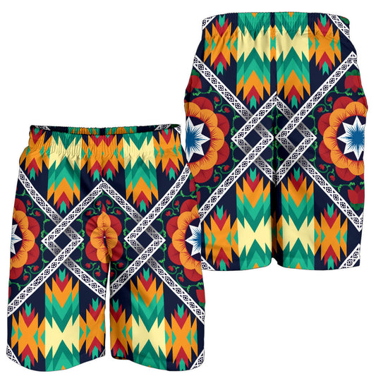 African Kente Mens Shorts