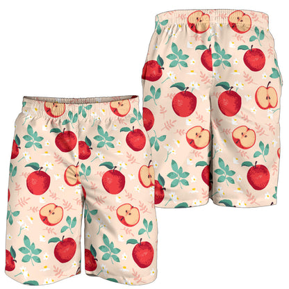 Apple Pattern Print Design AP06 Mens Shorts