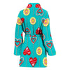 Lollipop Pattern Print Design LL06 Women Bathrobe