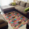 Cupcake Pattern Print Design CP01 Area Rugs