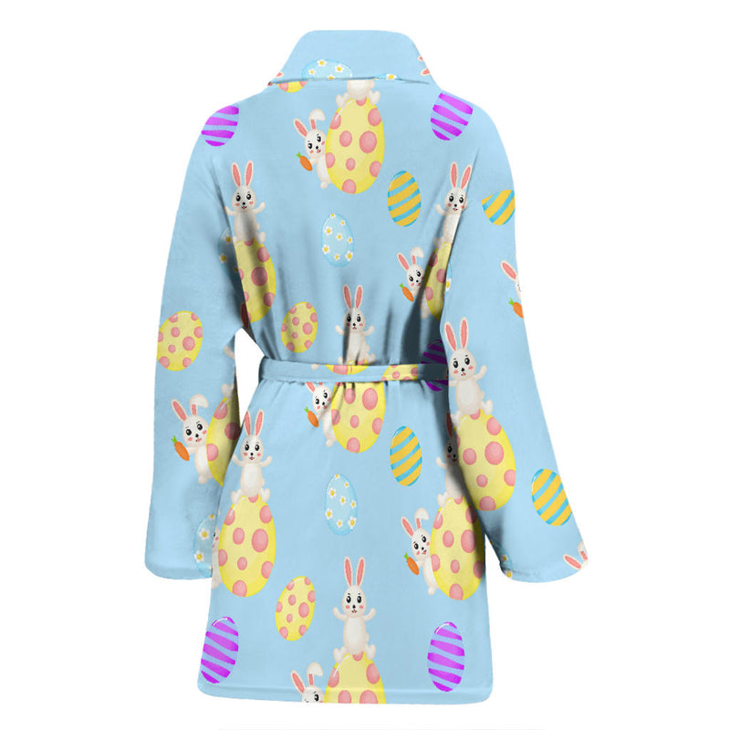 Easter Eggs Pattern Print Design RB015 Women Bathrobe