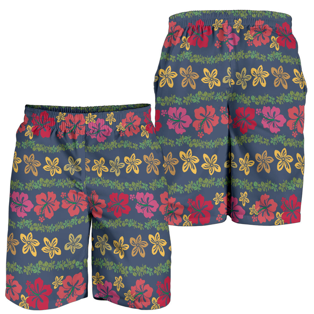 Hawaiian Themed Pattern Print Design H018 Mens Shorts