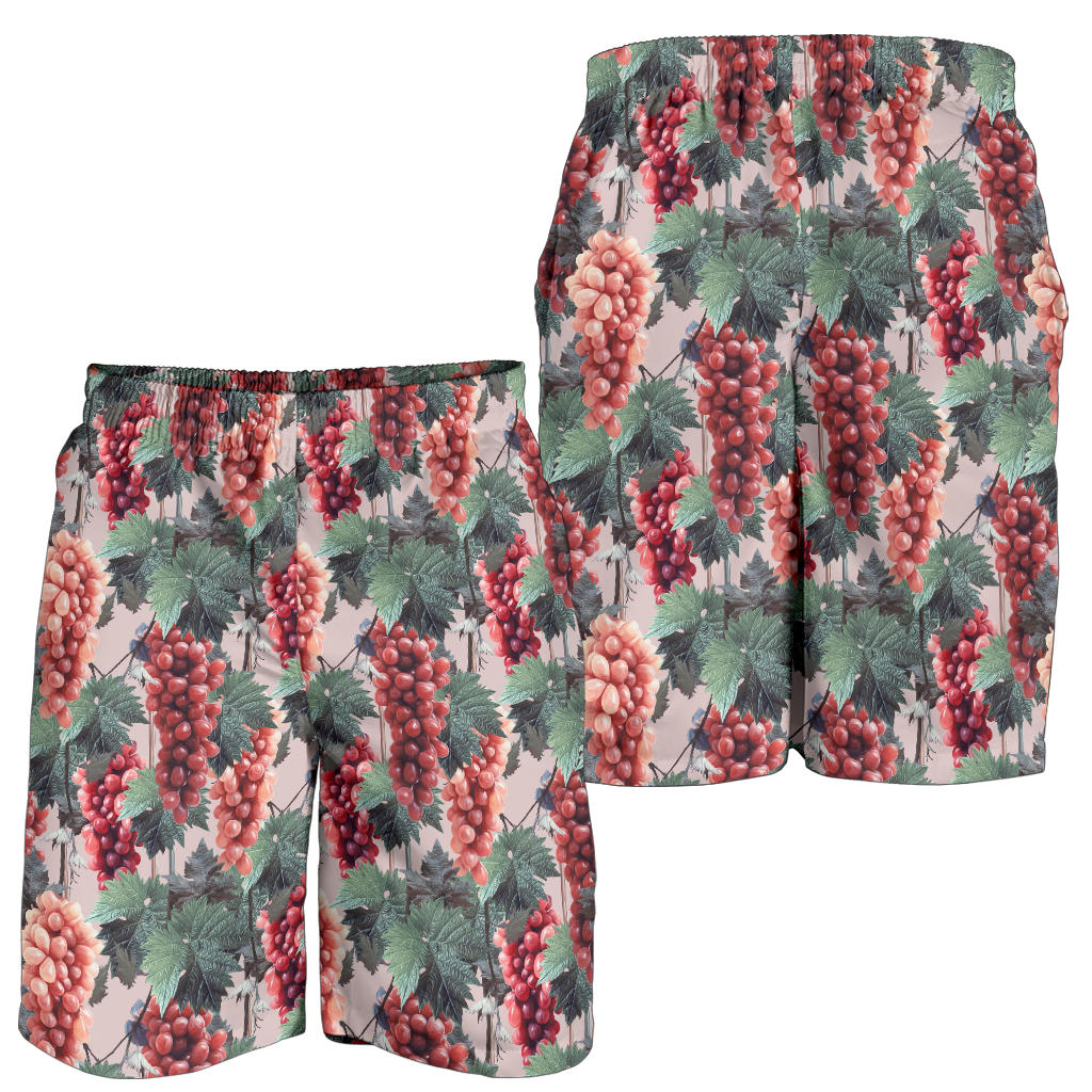 Grape Pattern Print Design GP01 Mens Shorts