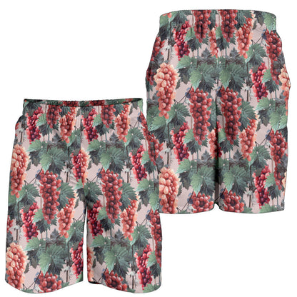 Grape Pattern Print Design GP01 Mens Shorts