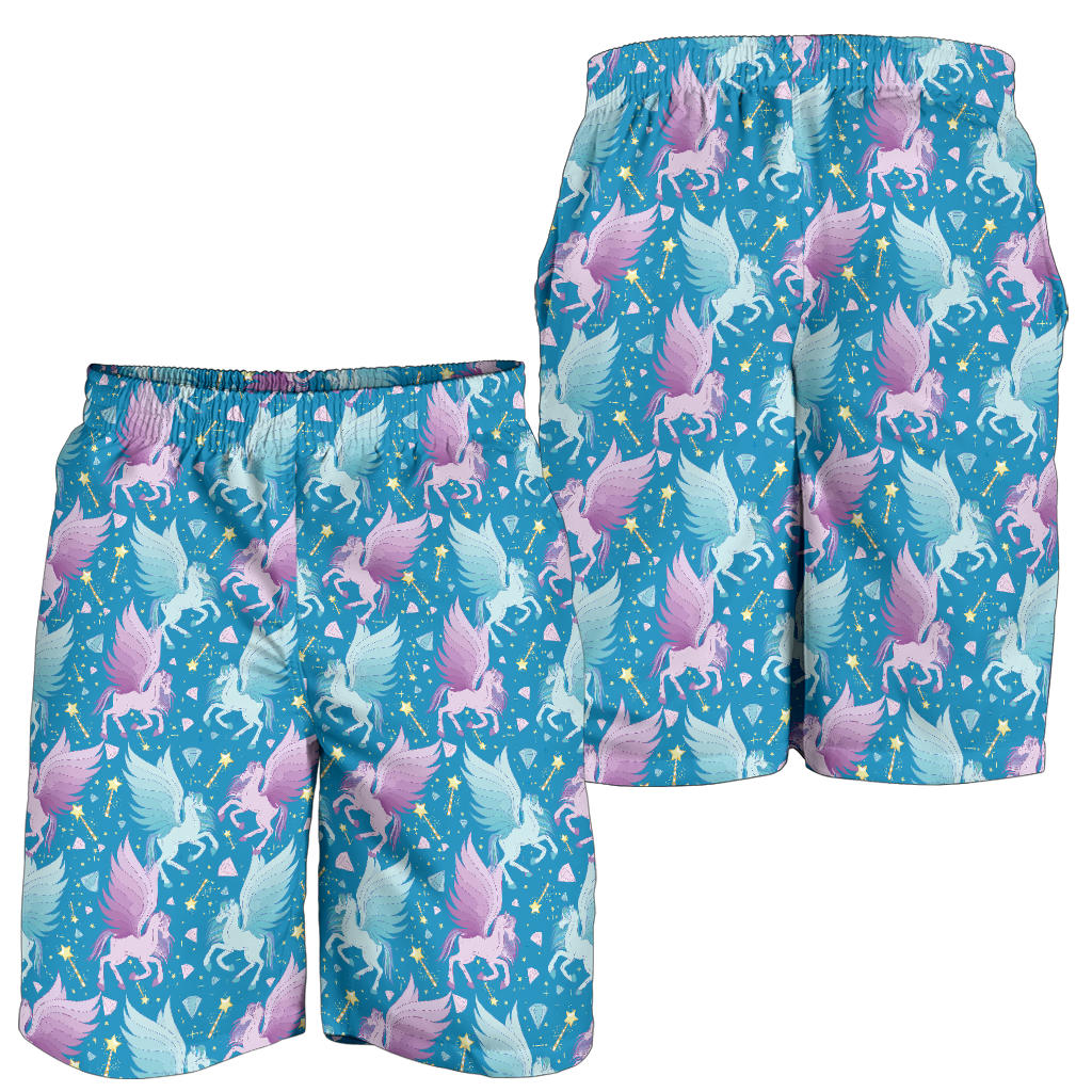 Pegasus Pattern Print Design 04 Mens Shorts
