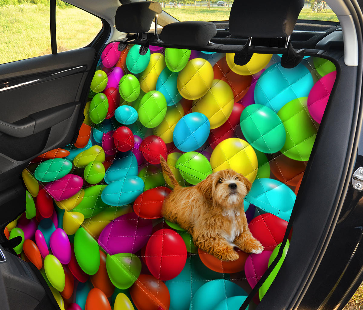 Candy Pattern Print Design CA03 Rear Dog  Seat Cover