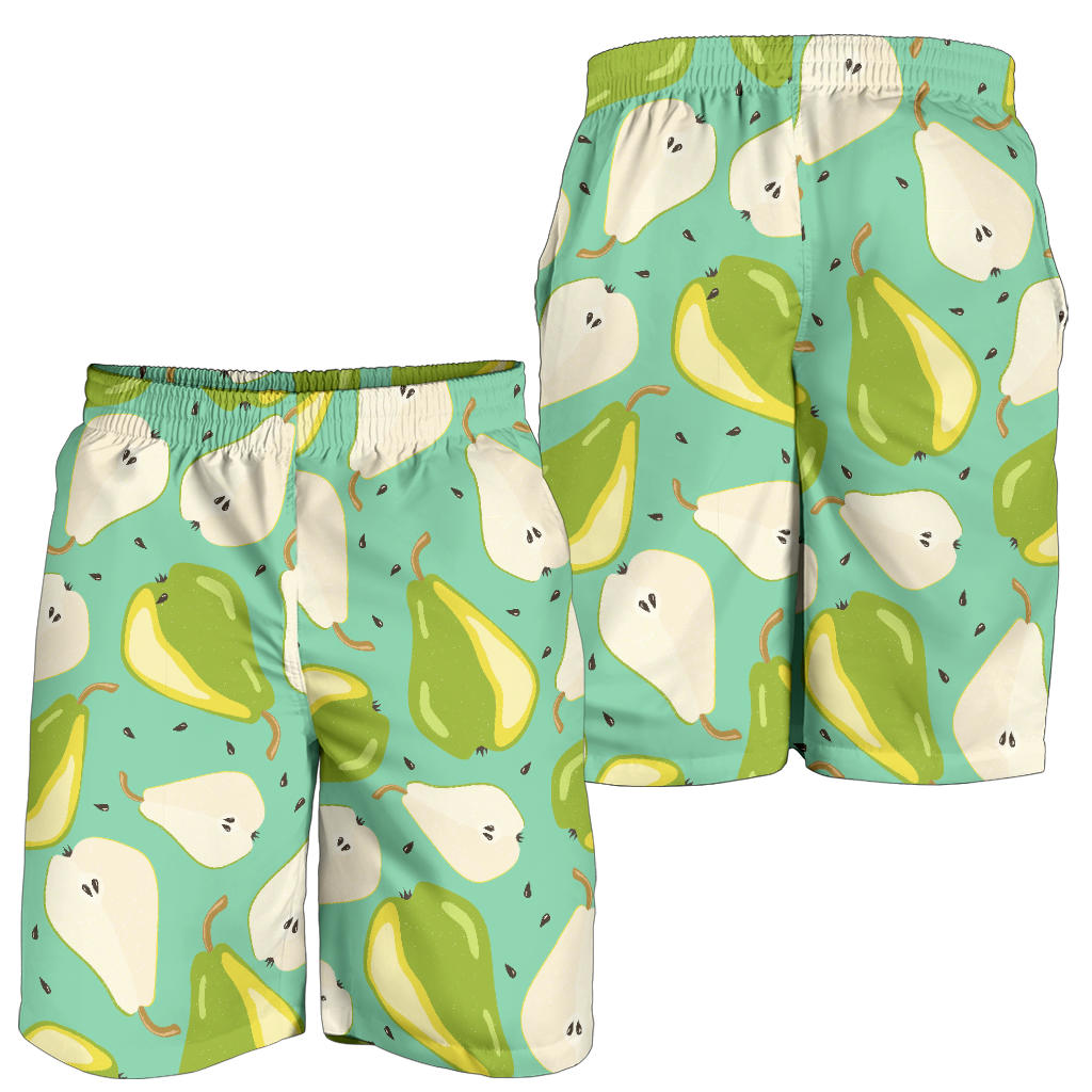 Pear Pattern Print Design PE04 Mens Shorts