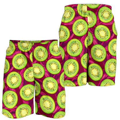 Kiwi Pattern Print Design KW05 Mens Shorts