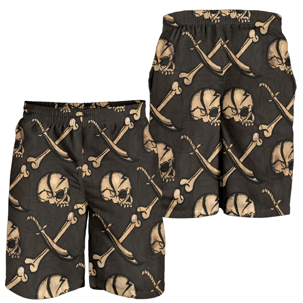 Pirate Pattern Print Design A03 Mens Shorts