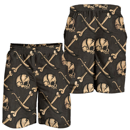 Pirate Pattern Print Design A03 Mens Shorts