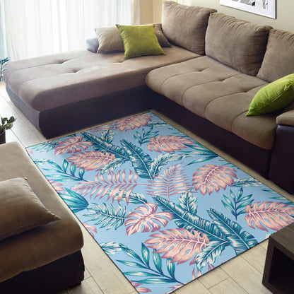 Tropical Flower Pattern Print Design TF01 Area Rugs