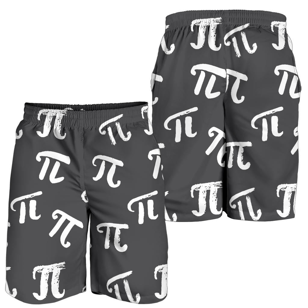 Pi Day Pattern Print Design A02 Mens Shorts