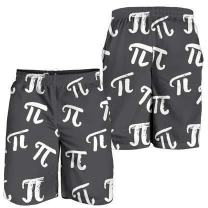 Pi Day Pattern Print Design A02 Mens Shorts