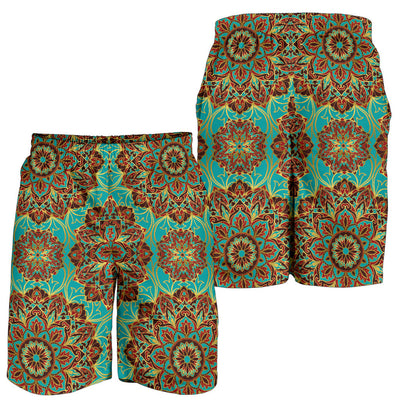 Medallion Pattern Print Design 02 Mens Shorts