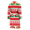 Camper Camping Ugly Christmas Design Print Men Bathrobe