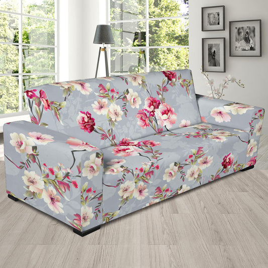 Summer Floral Pattern Print Design SF02 Sofa Slipcover