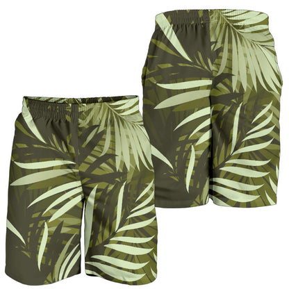 Palm Leaves Pattern Print Design PL05 Mens Shorts