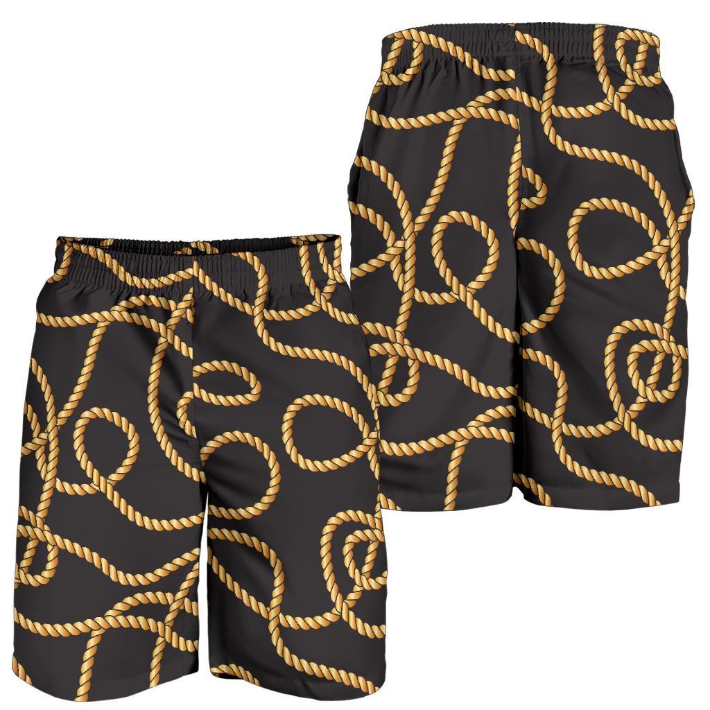 Rope Pattern Print Design A04 Mens Shorts