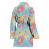 Gerberas Pattern Print Design GB04 Women Bathrobe