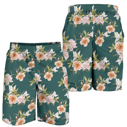 Iris Pattern Print Design IR01 Mens Shorts