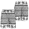 Sea Turtle Tribal Aztec Mens Shorts