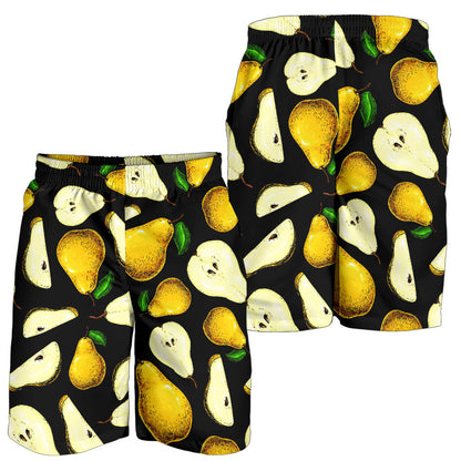 Pear Pattern Print Design PE01 Mens Shorts