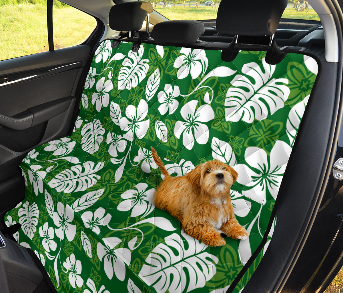 Hawaiian Themed Pattern Print Design H016 Rear Dog  Seat Cover