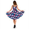 Cupcake Pattern Print Design CP04 Midi Dress