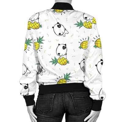 Bull Terriers Pattern Print Design 05 Women's Bomber Jacket