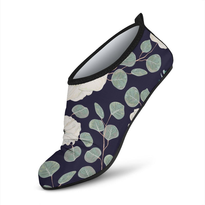 Anemone Pattern Print Design AM01 Aqua Water Shoes