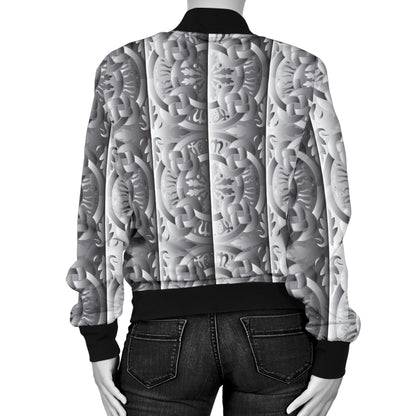 Celtic Pattern Print Design 03 Women's Bomber Jacket