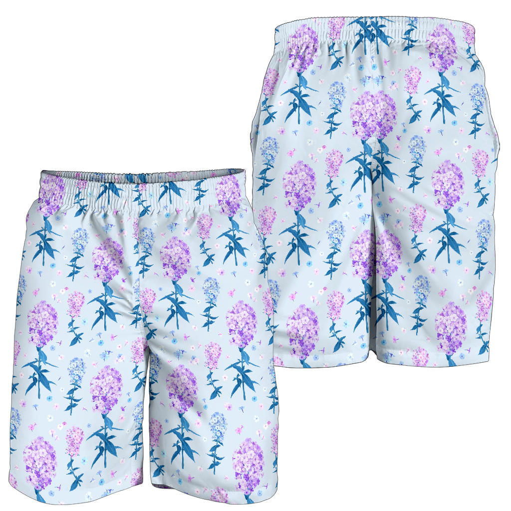 Lilac Pattern Print Design LI05 Mens Shorts