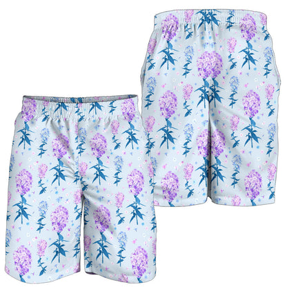 Lilac Pattern Print Design LI05 Mens Shorts