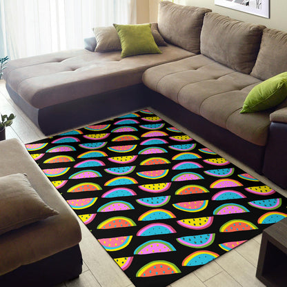 Watermelon Pattern Print Design WM08 Area Rugs