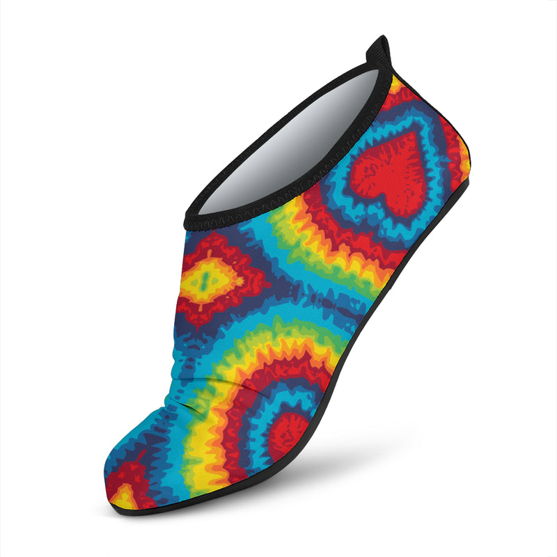 Tie Dye Heart shape Aqua Water Shoes