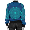 Medallion Pattern Print Design 04 Women's Bomber Jacket