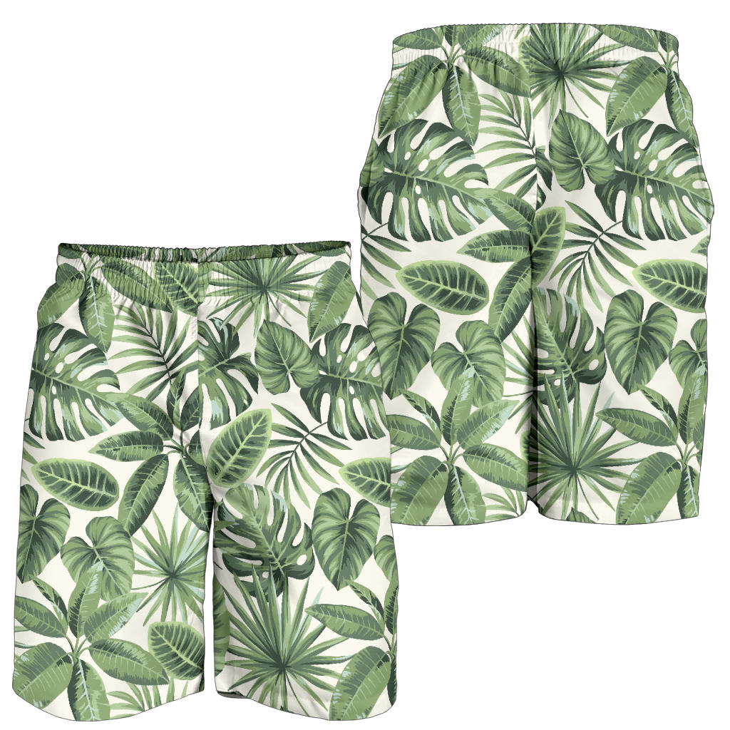 Palm Leaves Pattern Print Design PL014 Mens Shorts