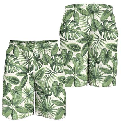 Palm Leaves Pattern Print Design PL014 Mens Shorts