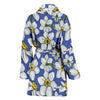 Daffodils Pattern Print Design DF08 Women Bathrobe