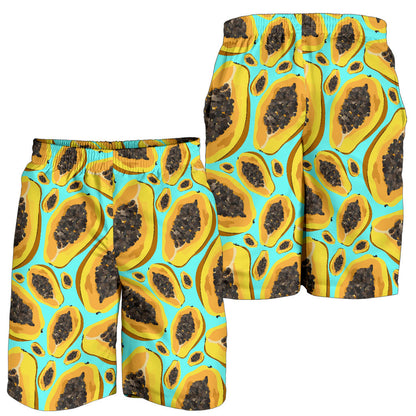 Papaya Pattern Print Design PP03 Mens Shorts