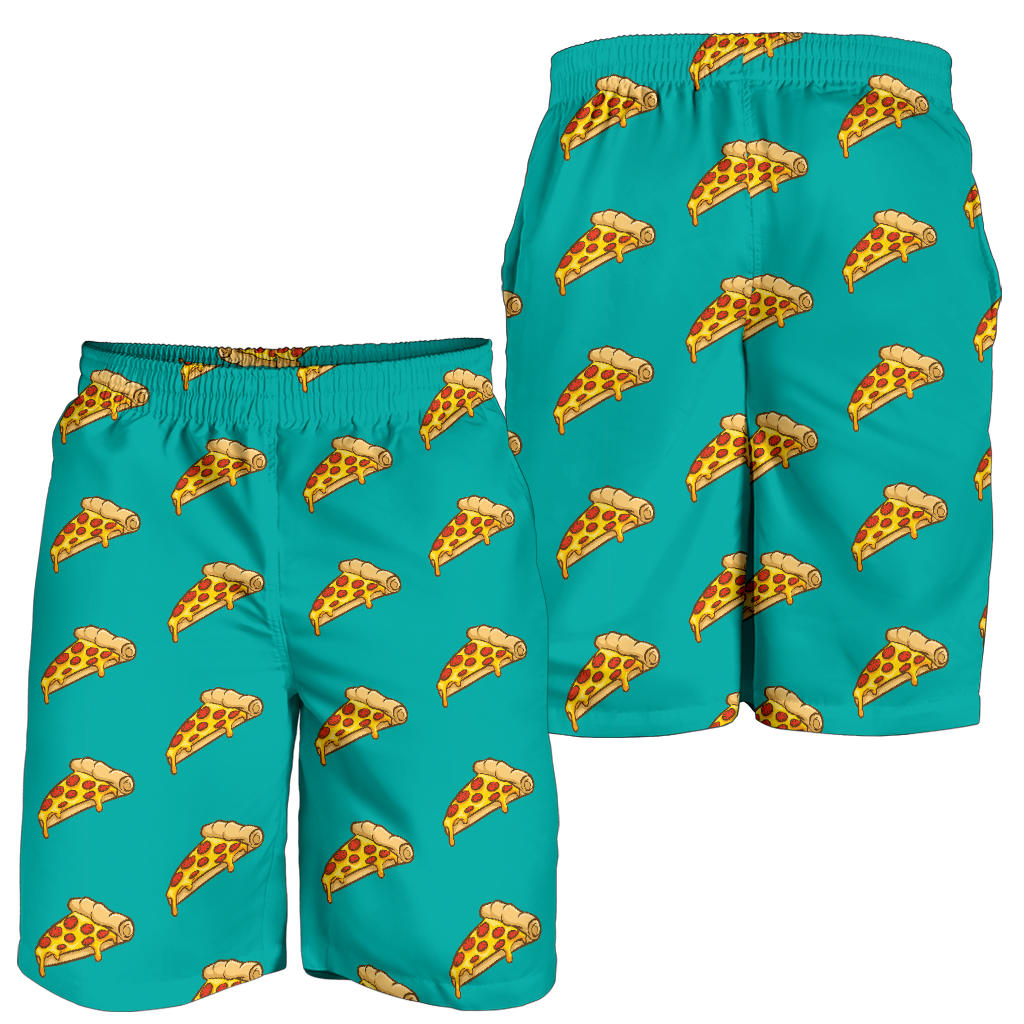 Pizza Pattern Print Design A03 Mens Shorts