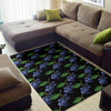 Blueberry Pattern Print Design BB01 Area Rugs