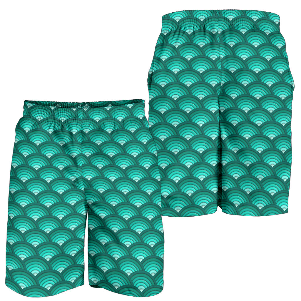 Scales Pattern Print Design 01 Mens Shorts