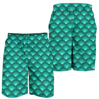 Scales Pattern Print Design 01 Mens Shorts