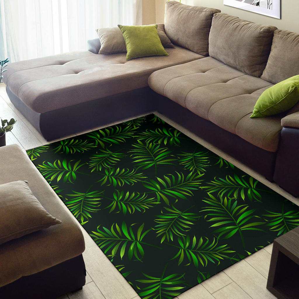 Rainforest Pattern Print Design RF03 Area Rugs