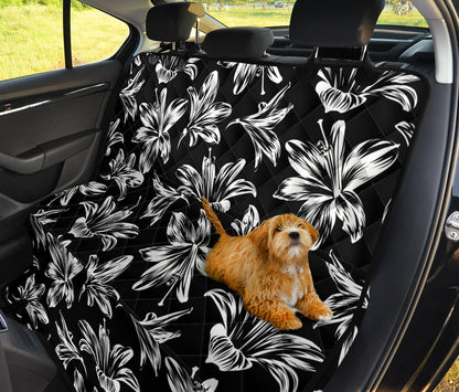 Amaryllis Pattern Print Design AL04 Rear Dog  Seat Cover