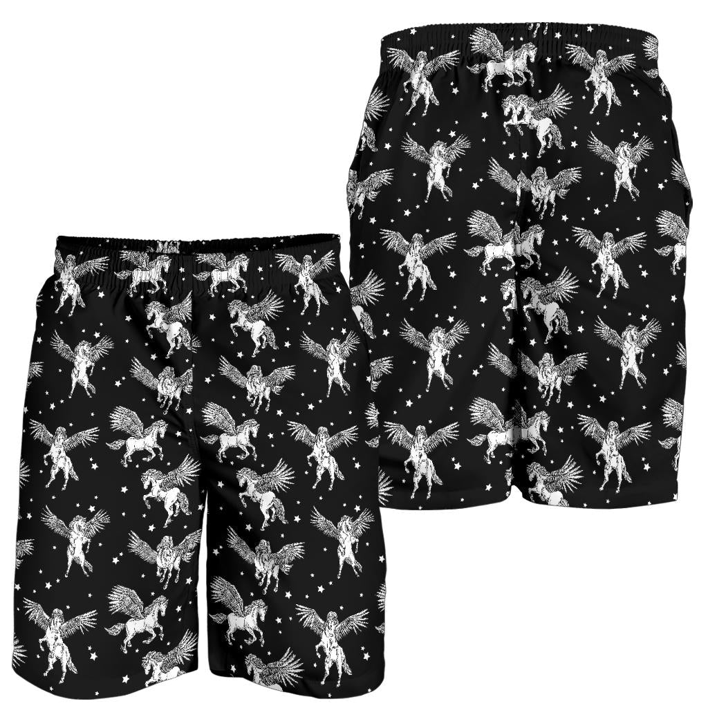 Pegasus Pattern Print Design 01 Mens Shorts